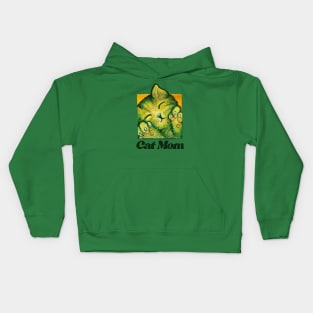 Cat Mom Kids Hoodie